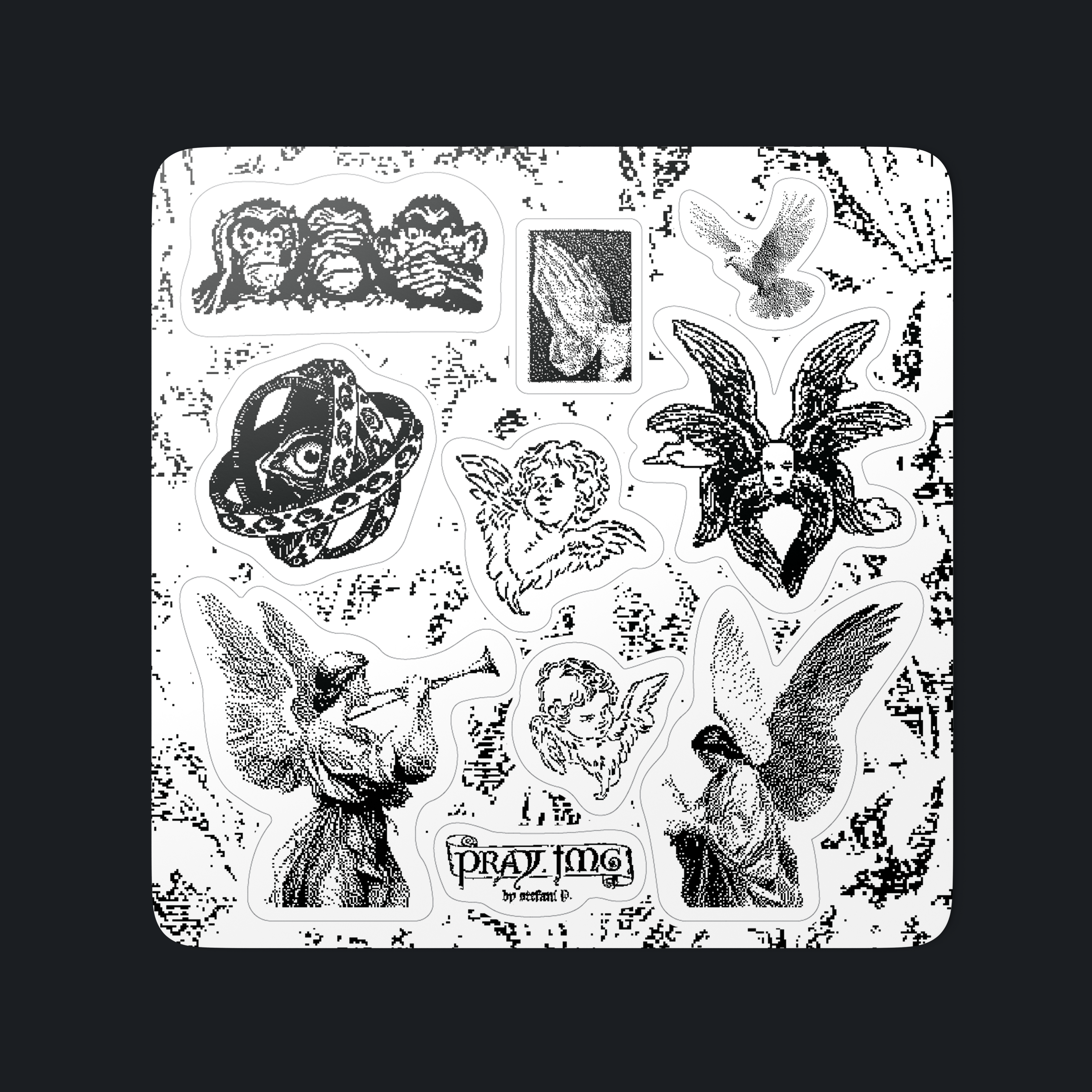 PRAY.IMG STICKER SHEET